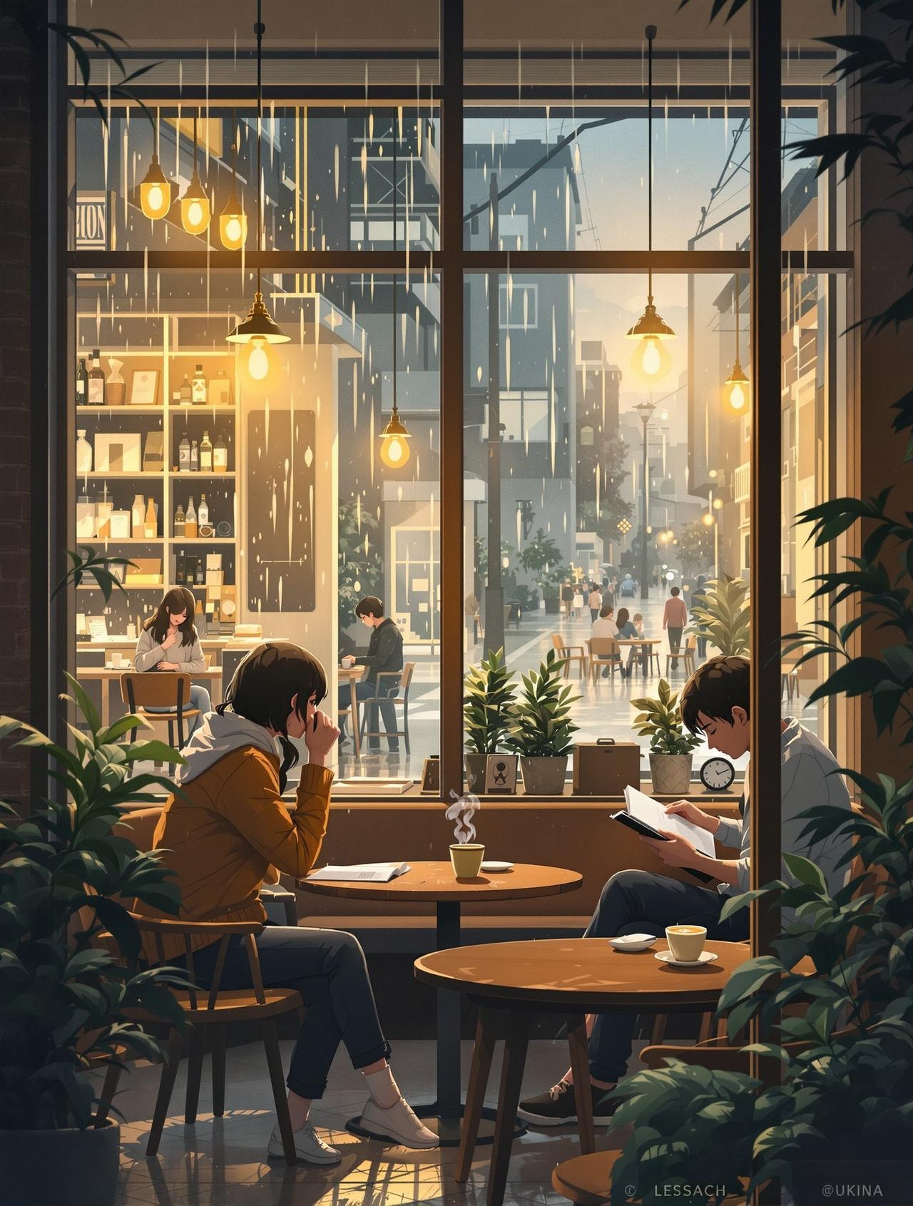 短剧吧 - 雨天的咖啡店