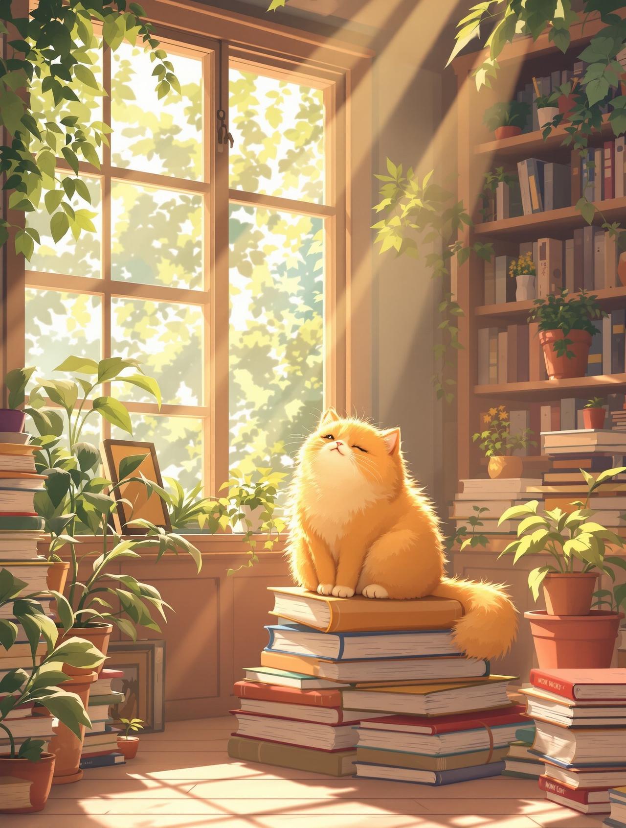 短剧吧 - 夏日的猫与旧书屋